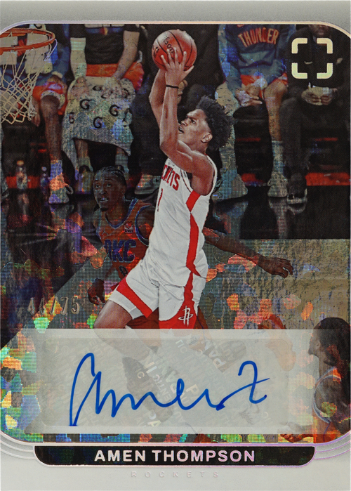 Amen Thompson trading card