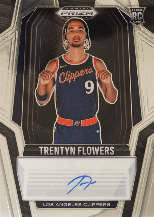 Trentyn Flowers trading card