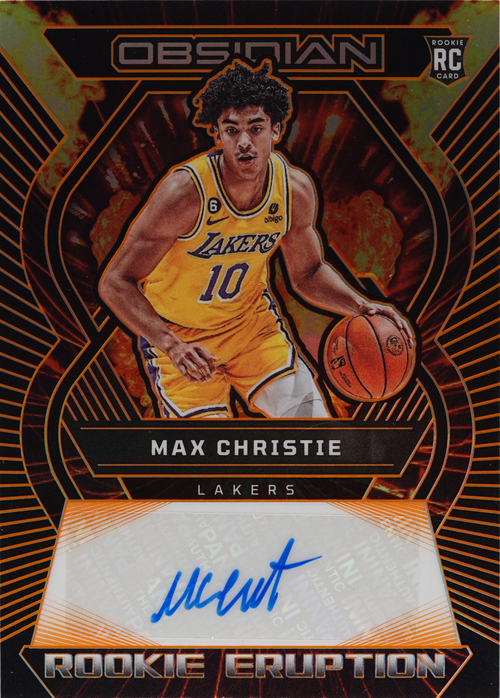 Max Christie trading card