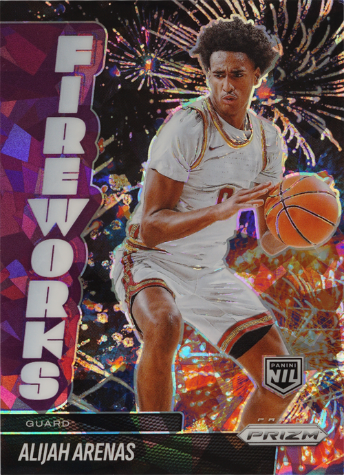 Alijah Arenas trading card