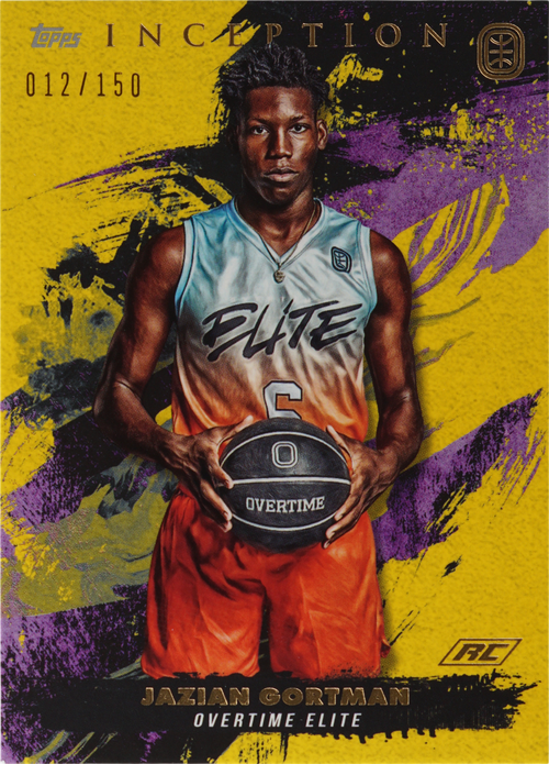 Jazian Gortman trading card
