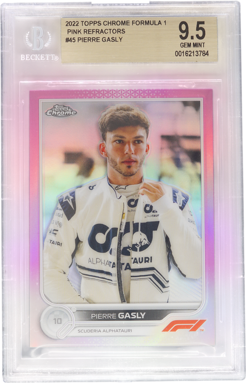 Pierre Gasly trading card