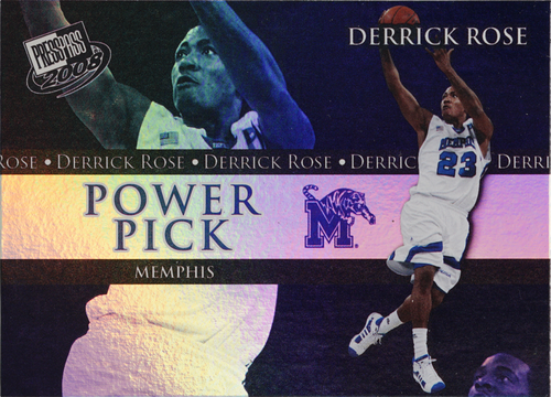 Derrick Rose trading card