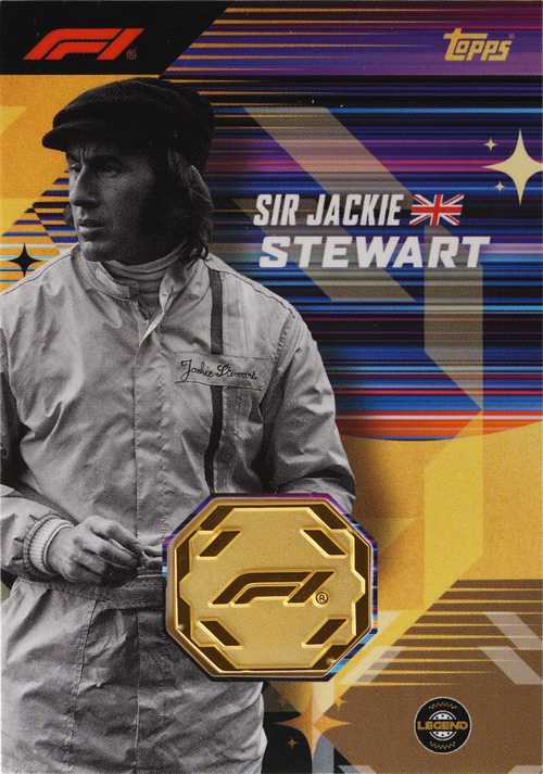 Sir Jackie Stewart trading card