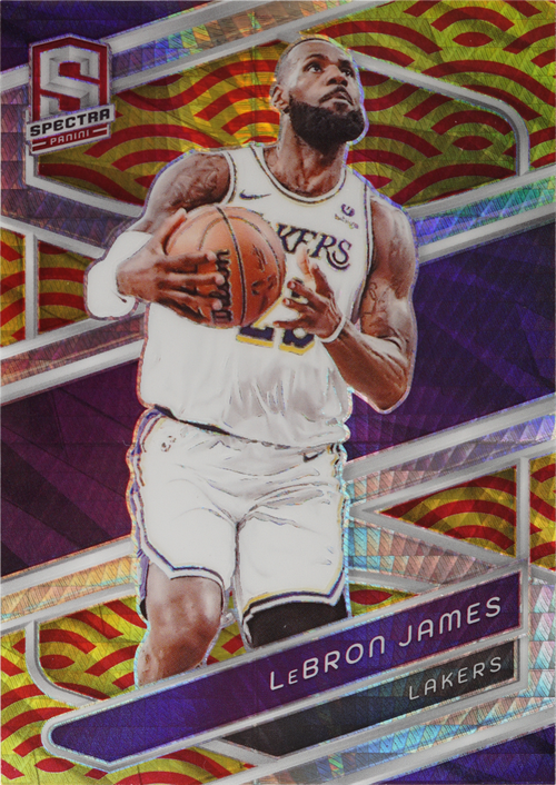 LeBron James trading card
