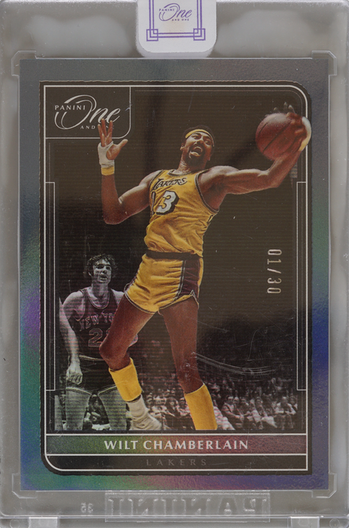 Wilt Chamberlain trading card