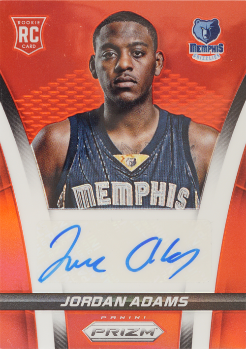 Jordan Adams trading card