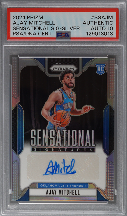 Ajay Mitchell trading card