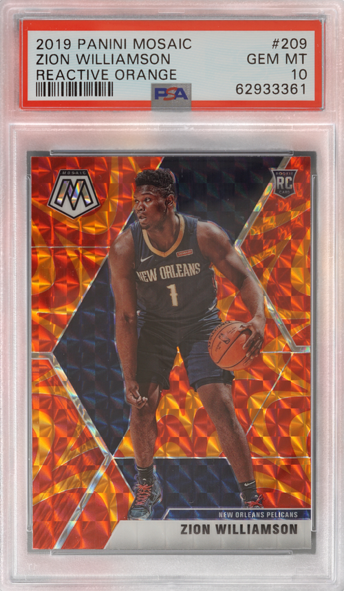 Zion Williamson trading card