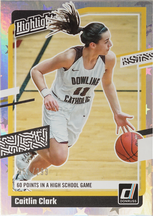 Caitlin Clark trading card