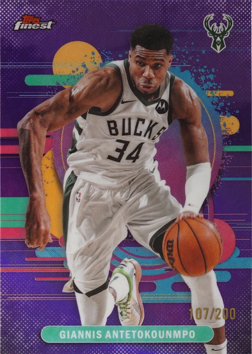 Giannis Antetokounmpo trading card