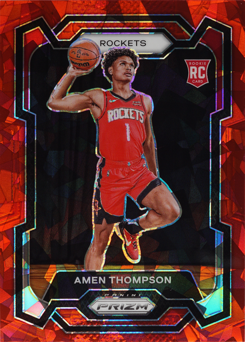 Amen Thompson trading card