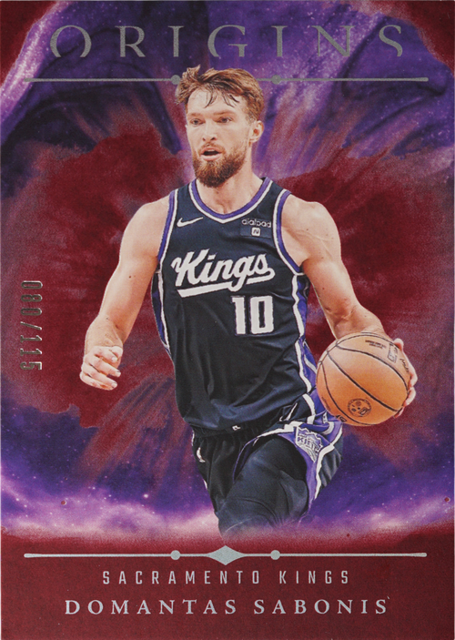 Domantas Sabonis trading card