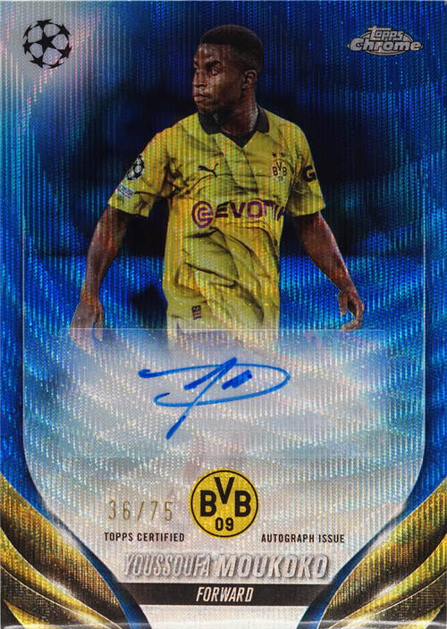 Youssoufa Moukoko trading card