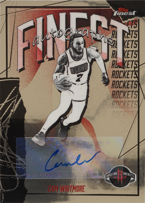 Cam Whitmore trading card