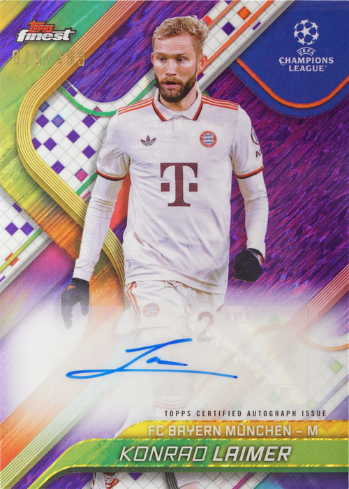 Konrad Laimer trading card