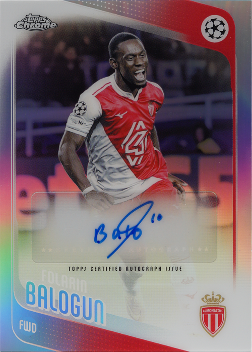 Folarin Balogun trading card