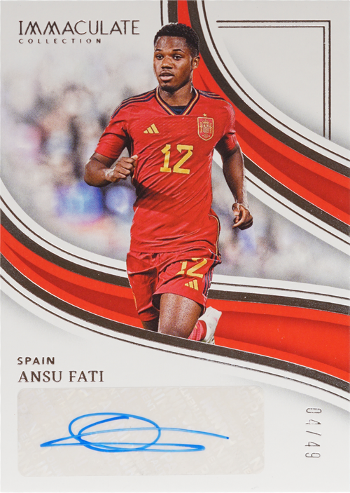 Ansu Fati trading card