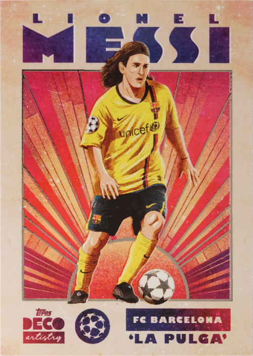 Lionel Messi trading card