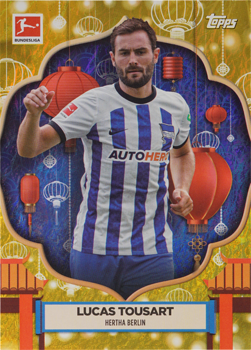 Lucas Tousart trading card