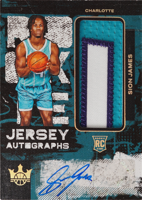 Sion James trading card