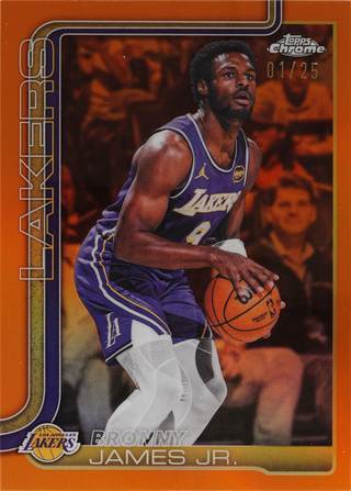 Bronny James Jr. trading card