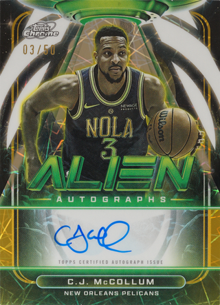 C.J. McCollum trading card