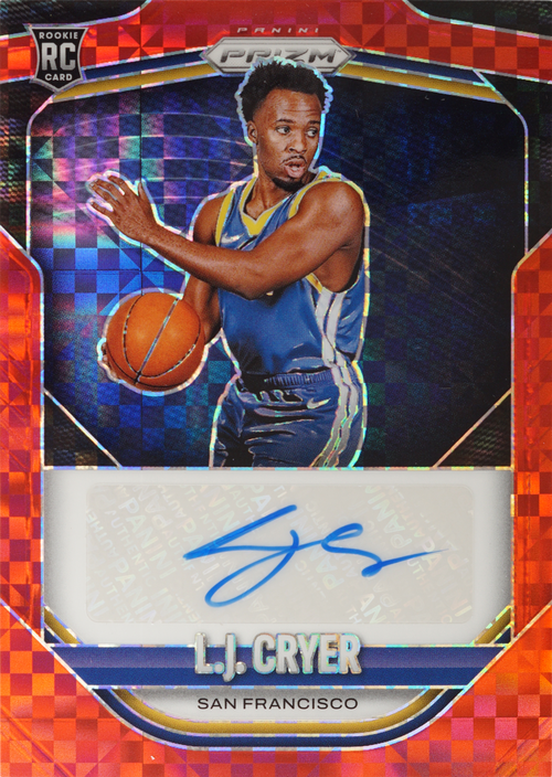 L.J. Cryer trading card