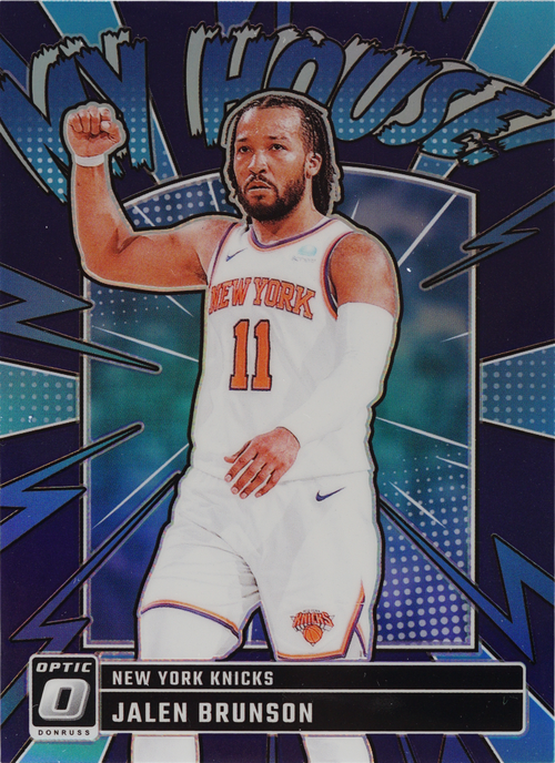 Jalen Brunson trading card
