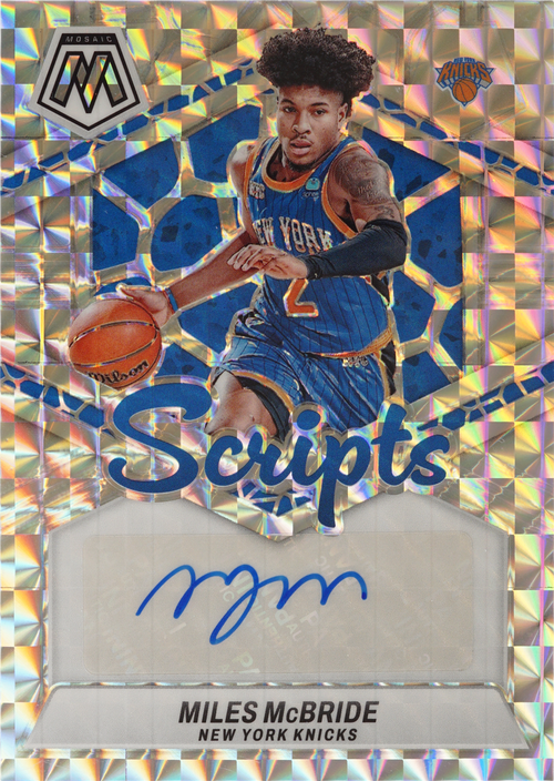 Miles McBride trading card