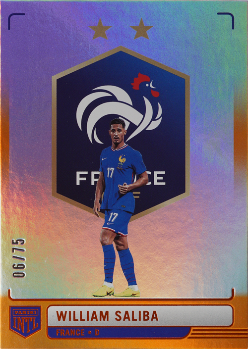 William Saliba trading card