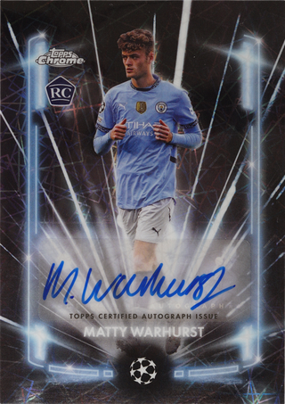Matty Warhurst trading card