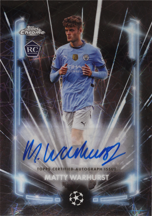 Matty Warhurst trading card