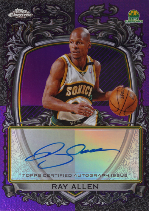 Ray Allen trading card