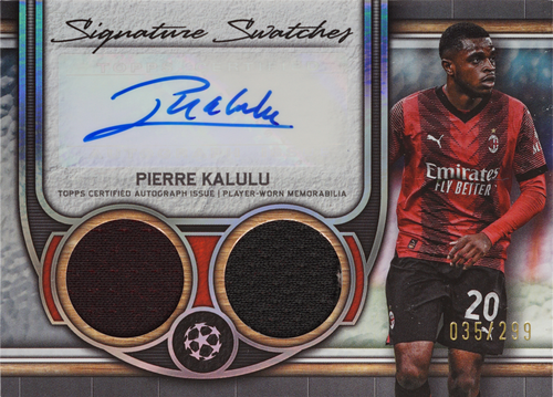 Pierre Kalulu trading card