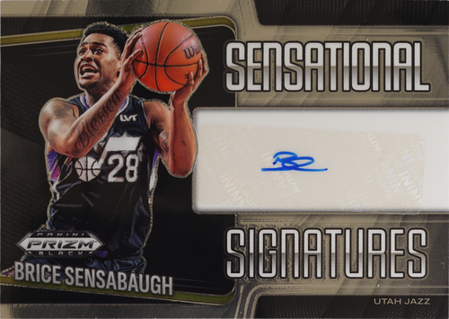 Brice Sensabaugh trading card
