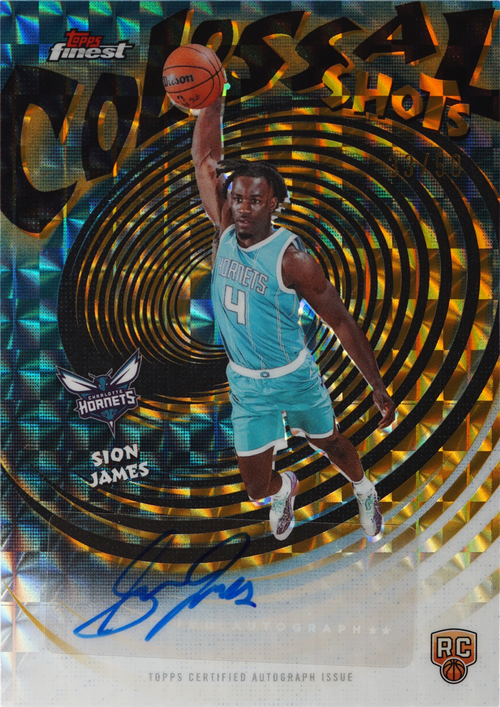 Sion James trading card