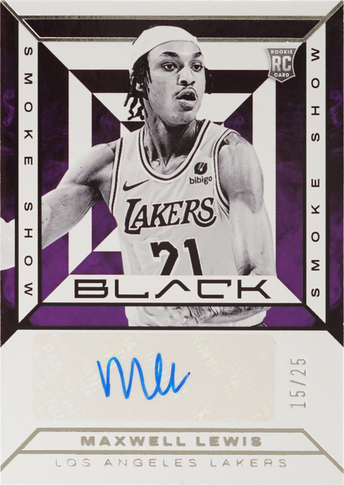 Maxwell Lewis trading card