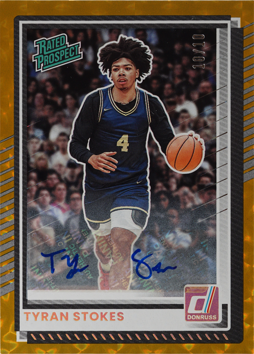 Tyran Stokes trading card