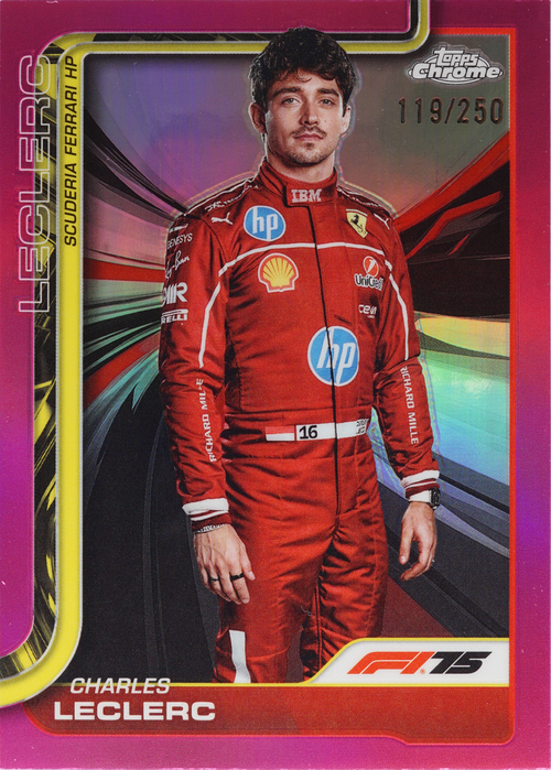 Charles Leclerc trading card