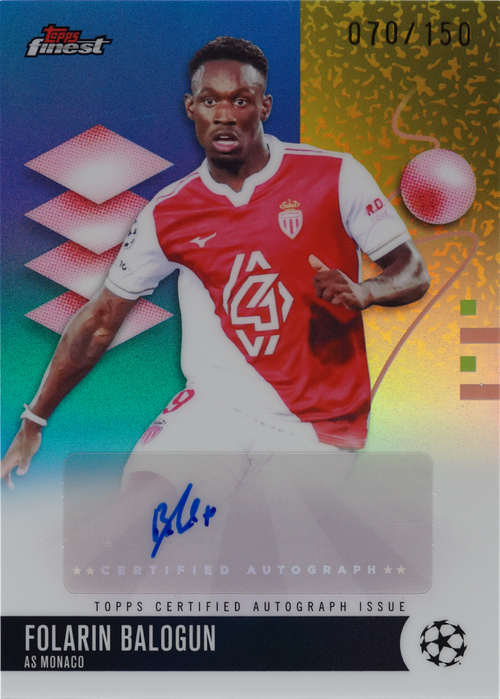 Folarin Balogun trading card