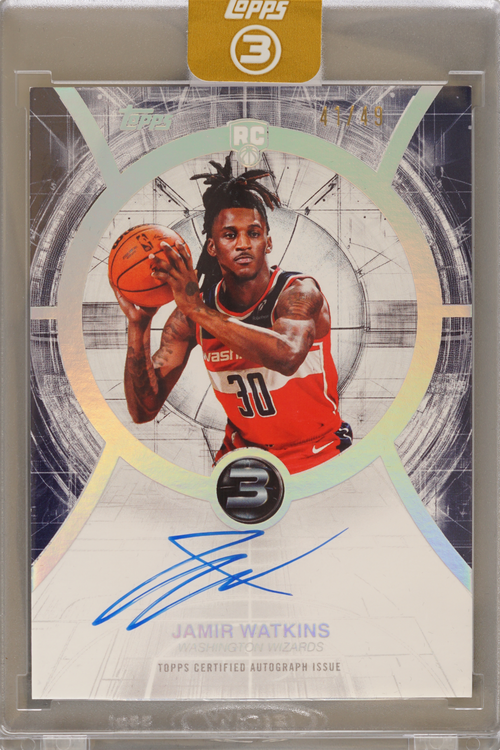 Jamir Watkins trading card