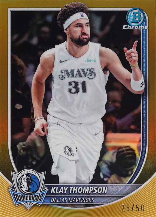 Klay Thompson trading card
