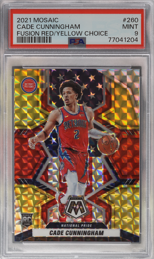 Cade Cunningham trading card