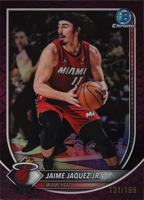 Jaime Jaquez Jr. trading card