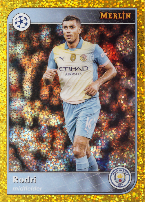 Rodri trading card