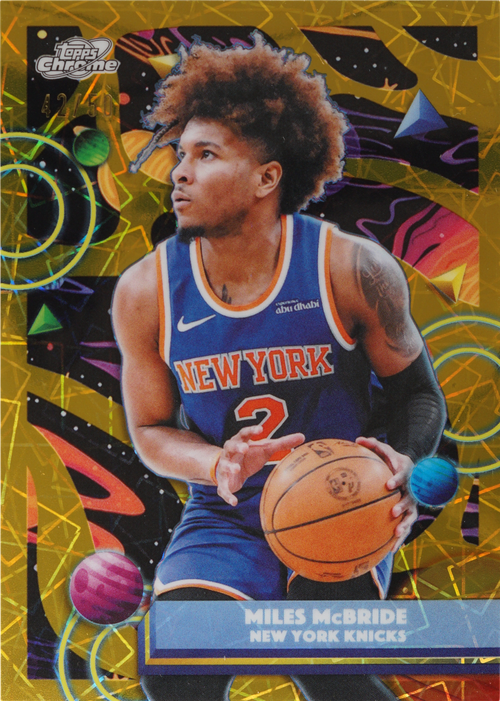 Miles McBride trading card