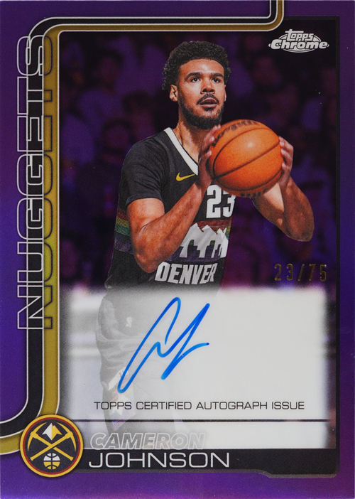 Cameron Johnson trading card
