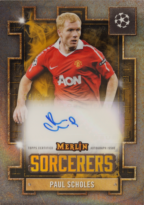 Paul Scholes trading card