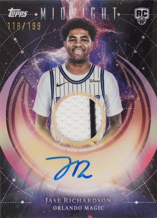 Jase Richardson trading card